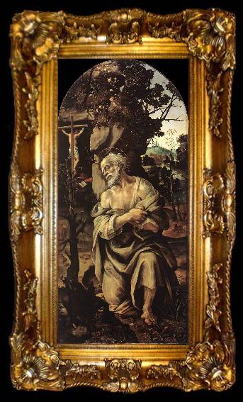 framed  Filippino Lippi St Jerome, ta009-2